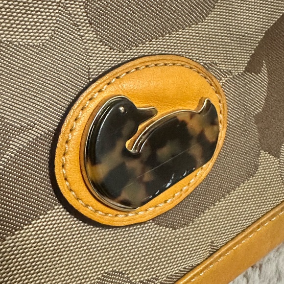 Dooney & Bourke Duck Print Camo Duck Satchel - Picture 6 of 16